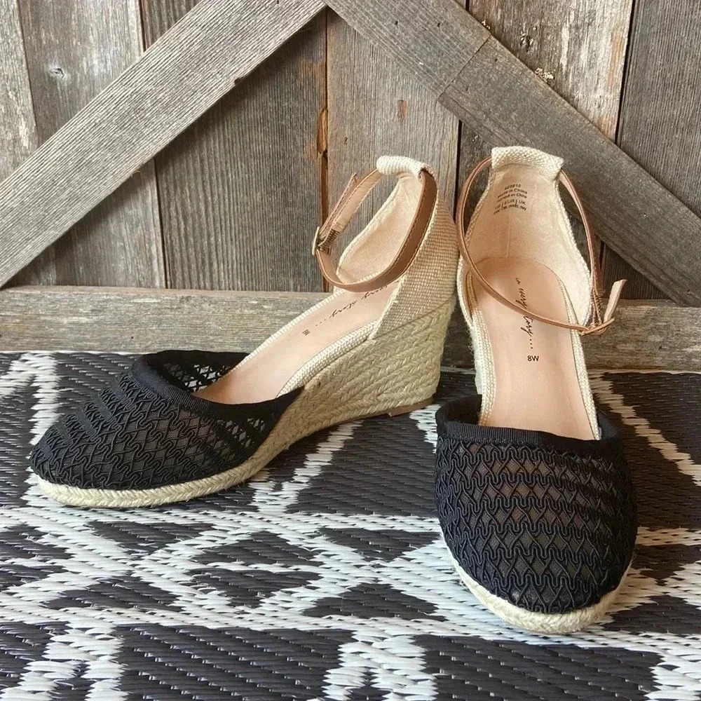 In Every Story… Black & Tan  espadrilles